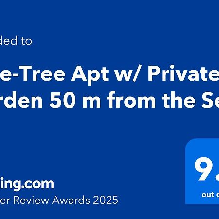 Pine-Tree Apt W/ Private Garden 50 M From The Sea โกเลม ภายนอก รูปภาพ